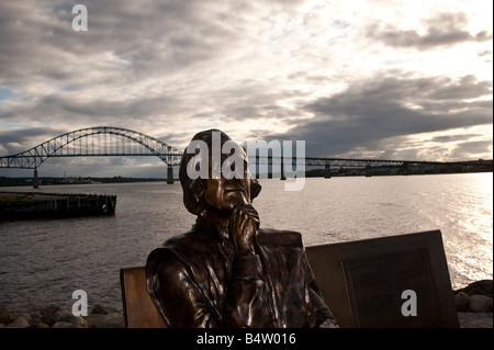 Francis Peabody le fondateur de Chatham, Nouveau-Brunswick Banque D'Images