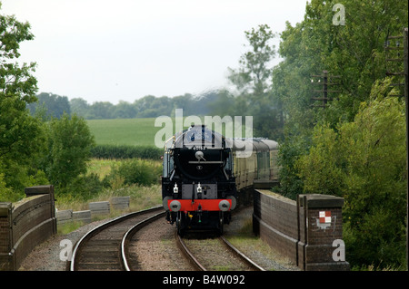 L'A1 la locomotive à vapeur 60163 Tornado Banque D'Images