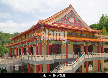 L'un des bâtiments principaux à puu Jih Shih Temple Sandakan Sabah Malaisie Banque D'Images