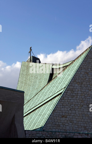 Chiesa sull'autostrada église sur l'autoroute 1963 San Giovanni Battista Jean le Baptiste l'architecte Giovanni Michelucci Florence Banque D'Images