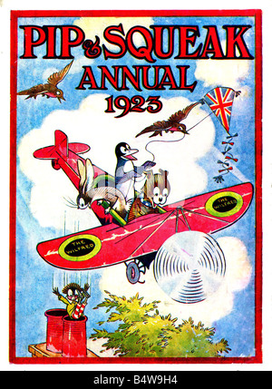 Pip Squeak et Wilfred le 12 mai 1919 le Daily Mirror a introduit ses lecteurs à les aventures de Pip et grincent dans les neuf mois suivant le chien et Pip Squeak penguin ont été rejoints par un lapin appelé Wilfred le chien le pingouin et le lapin ont à devenir ferme favoris avec le miroir leur lectorat le fan club Gugnune Wilfredian League de gagné plus de 350 000 membres dans les six mois de son lancement, le trio vedette de Panto et fait de nombreuses apparitions en public ce trio inédit, étaient également favoris ferme avec la famille Royale la Reine Mary a visité le trio dans le zoo de Bristol au début des années 20 l'agir de l Banque D'Images