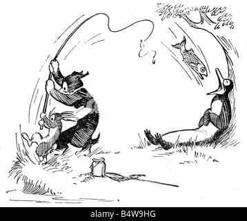 Pip Squeak et Wilfred le 12 mai 1919 le Daily Mirror a introduit ses lecteurs à les aventures de Pip et grincent dans les neuf mois suivant le chien et Pip Squeak penguin ont été rejoints par un lapin appelé Wilfred le chien le pingouin et le lapin ont à devenir ferme favoris avec le miroir leur lectorat le fan club Gugnune Wilfredian League de gagné plus de 350 000 membres dans les six mois de son lancement, le trio vedette de Panto et fait de nombreuses apparitions en public ce trio inédit, étaient également favoris ferme avec la famille Royale la Reine Mary a visité le trio dans le zoo de Bristol au début des années 20 l'agir de l Banque D'Images