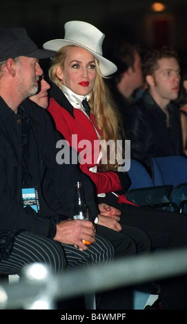 Modèle Modèle Jerry Hall au MTV Music Video Awards Novembre 1996 Banque D'Images