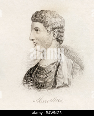 Marcus Claudius Marcellus, c.268 C.-B. - 208 C.-B. Général romain. Banque D'Images
