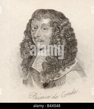 Louis II de Bourbon, Prince de Condé alias le Grand Condé, le Grand Condé, 1621 à 1686. Français général. Banque D'Images