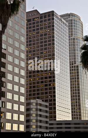 Le centre-ville de Los Angeles est le centre des affaires de Los Angeles, California, United States metropolitan area Ernst & Young Banque D'Images