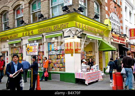 Chinatown London City Ville Angleterre Chine chinois Banque D'Images