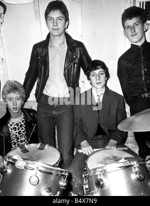 Les garçons sauvages qui étaient un groupe de punk de Coventry.&# 13 ;&# 10;1980-1981&# 13 ;&# 10 ; Banque D'Images