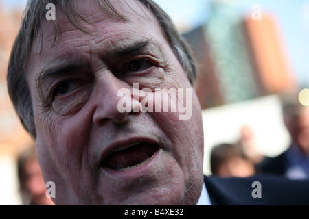 John Prescott lors de la conférence du parti travailliste 2008 Banque D'Images