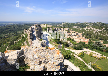 Les Baux de Provence Provence France Banque D'Images