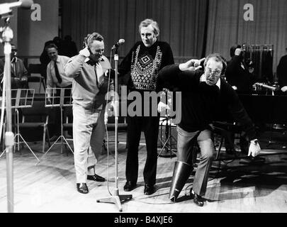 Les hommes de l'équipe de la comédie radio 1972 Banque D'Images