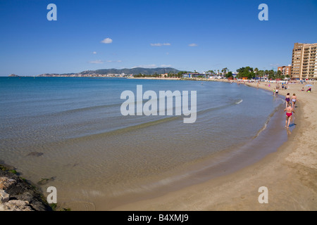 Benicarló costa del Alzahar Azahar valence espagne Levante Banque D'Images