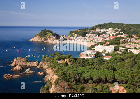 Tossa de Mar Costa Brava Catalogne Catalogne Espagne Banque D'Images