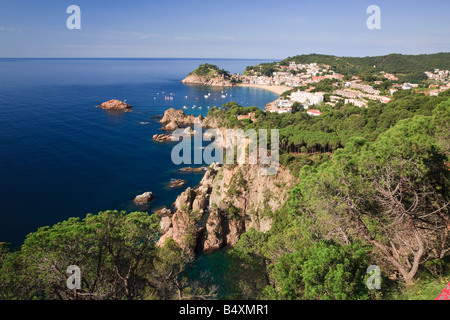 Tossa de Mar Costa Brava Catalogne Catalogne Espagne Banque D'Images