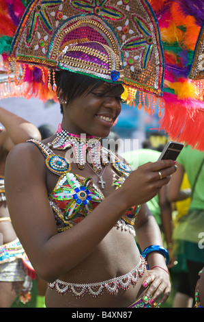 Carnaval Antillais Leeds West Yorkshire Angleterre Angleterre Europe Août 2008 Banque D'Images