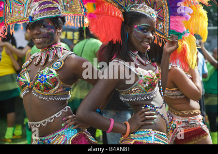 Carnaval Antillais Leeds West Yorkshire Angleterre Angleterre Europe Août 2008 Banque D'Images