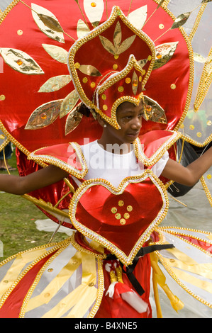 Carnaval Antillais Leeds West Yorkshire Angleterre Angleterre Europe Août 2008 Banque D'Images