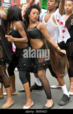 Carnaval Antillais Leeds West Yorkshire Angleterre Angleterre Europe Août 2008 Banque D'Images