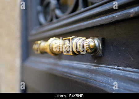 Doorhandle, close-up Banque D'Images