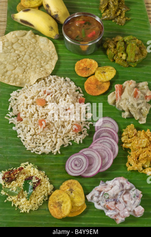 Repas Thali India Food Banque D'Images