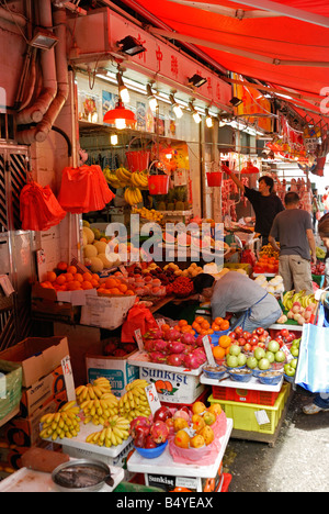 Marché, Hong Kong Banque D'Images