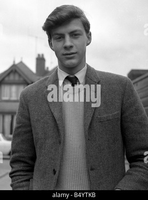 Ranulph Fiennes Wickham Twisleton vu ici laissant cour après le cas d'une bombe fumigène étant explosa dans le dortoir des filles avait été entendu;Octobre 1961;P7144 Banque D'Images