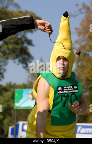 Une banane à jouer à la 44e Championnats du monde à Ashton de Conker Northamptonshire 12 Octobre 2008 Banque D'Images