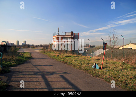 Une vue le long de la Voie verte (en février 2007) avant toute intervention sur le site olympique de Londres en 2012 avaient commencé.(VOIR B70WRT pour Jan 09 avis) Banque D'Images