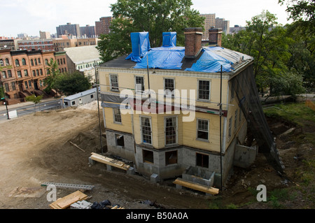 Hamilton Grange National Memorial à lui s le nouveau domicile à St Nicholas Park à Harlem Banque D'Images