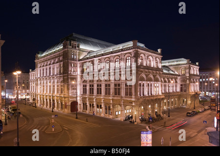 Wien Oper opera de Vienne Banque D'Images