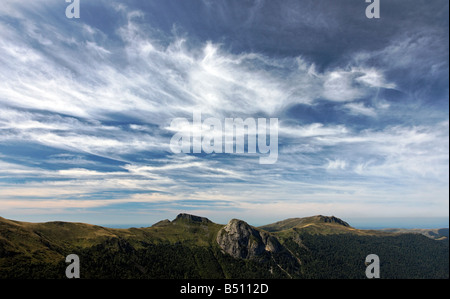 Vues de la région du Cantal Puy Mary, France Banque D'Images