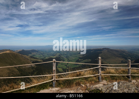 Vues de la région du Cantal Puy Mary, France Banque D'Images