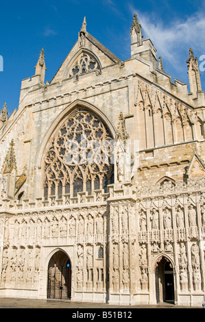 Cathédrale de l'église de Saint Pierre Ville westcountry Exeter Devon England UK Banque D'Images