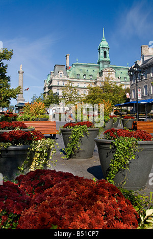 Place Jacques Cartier Vieux Montréal Québec Canada Banque D'Images