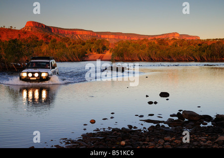 Pentecsot River Crossing et Cockburn Ranges, Gibb River Road, Kimberley, Western Australia, Australia Banque D'Images