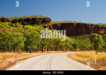 Road et de Newcastle, Gregory National Park, Territoire du Nord, Australie Banque D'Images