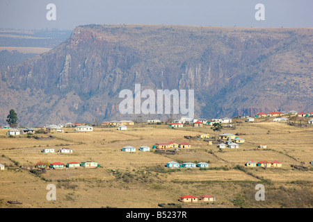 Maisons rurales, Eastern Cape, Afrique du Sud Banque D'Images