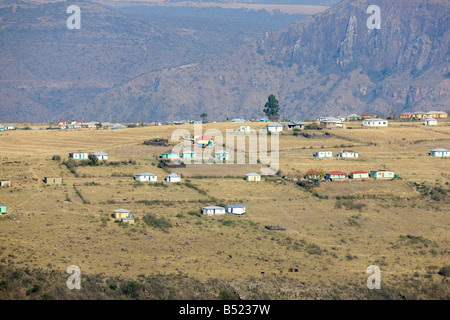 Maisons rurales, Eastern Cape, Afrique du Sud Banque D'Images