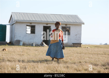 Femme africaine, Eastern Cape, Afrique du Sud Banque D'Images