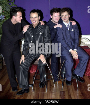 Ant et le Déc décembre 2002 les présentateurs de télévision dévoilent leurs nouveaux modèles de cire chez Madame Tussauds à Anthony McPartlin et Declan Donnelly Banque D'Images