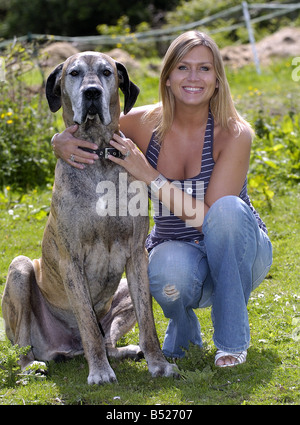 Heartbeat star Tricia Penrose à Cheshire Juin 2006 Banque D'Images