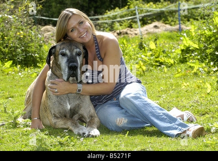 Heartbeat star Tricia Penrose à Cheshire Juin 2006 Banque D'Images