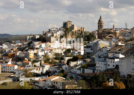 Espagne, Andalousie. Le centre historique de Loja Banque D'Images