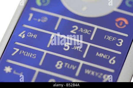 Cell phone pad close-up Banque D'Images