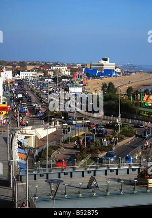 - Est une vue de Southend on Sea front de mer depuis la terrasse de la jetée Banque D'Images