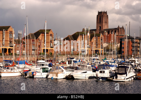 Marina de Liverpool Banque D'Images