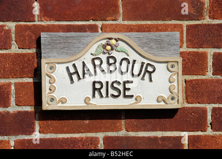 Harbour front de montée enseigne à l'extérieur chambre Broadstairs Kent England Banque D'Images