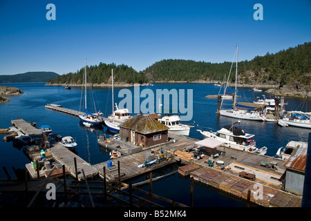 Refuge Cove Desolation Sound British Columbia Canada Banque D'Images