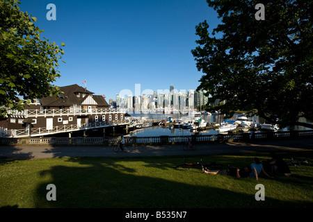 Stanley Park Vancouver British Columbia Canada Banque D'Images