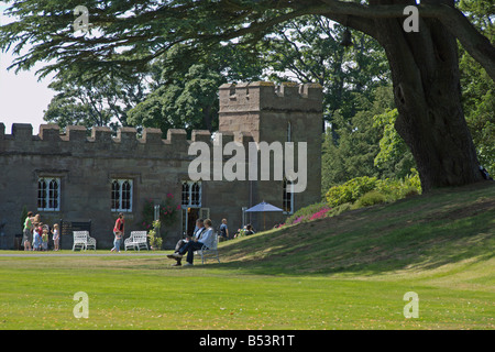 Caffe jardins Scone Palace ville Perth Perthshire en Écosse Banque D'Images